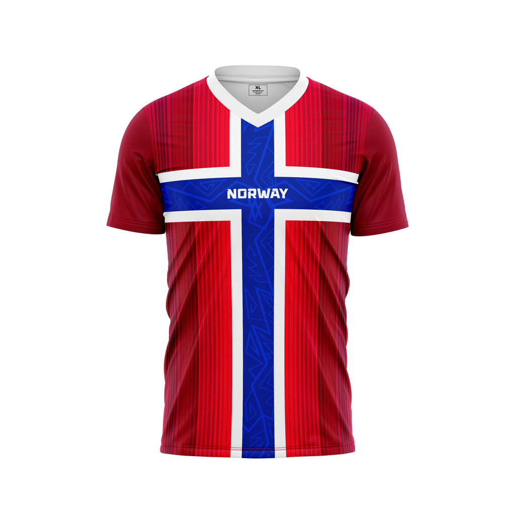 Norway Football/Soccer Jersey (Red)  2026