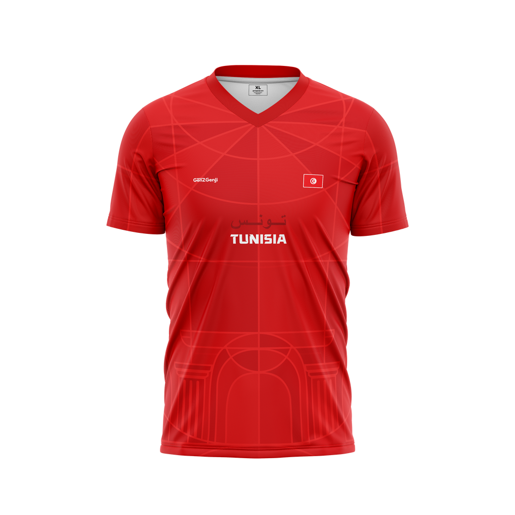 Tunisia Football/Soccer Jersey (Red)  2026