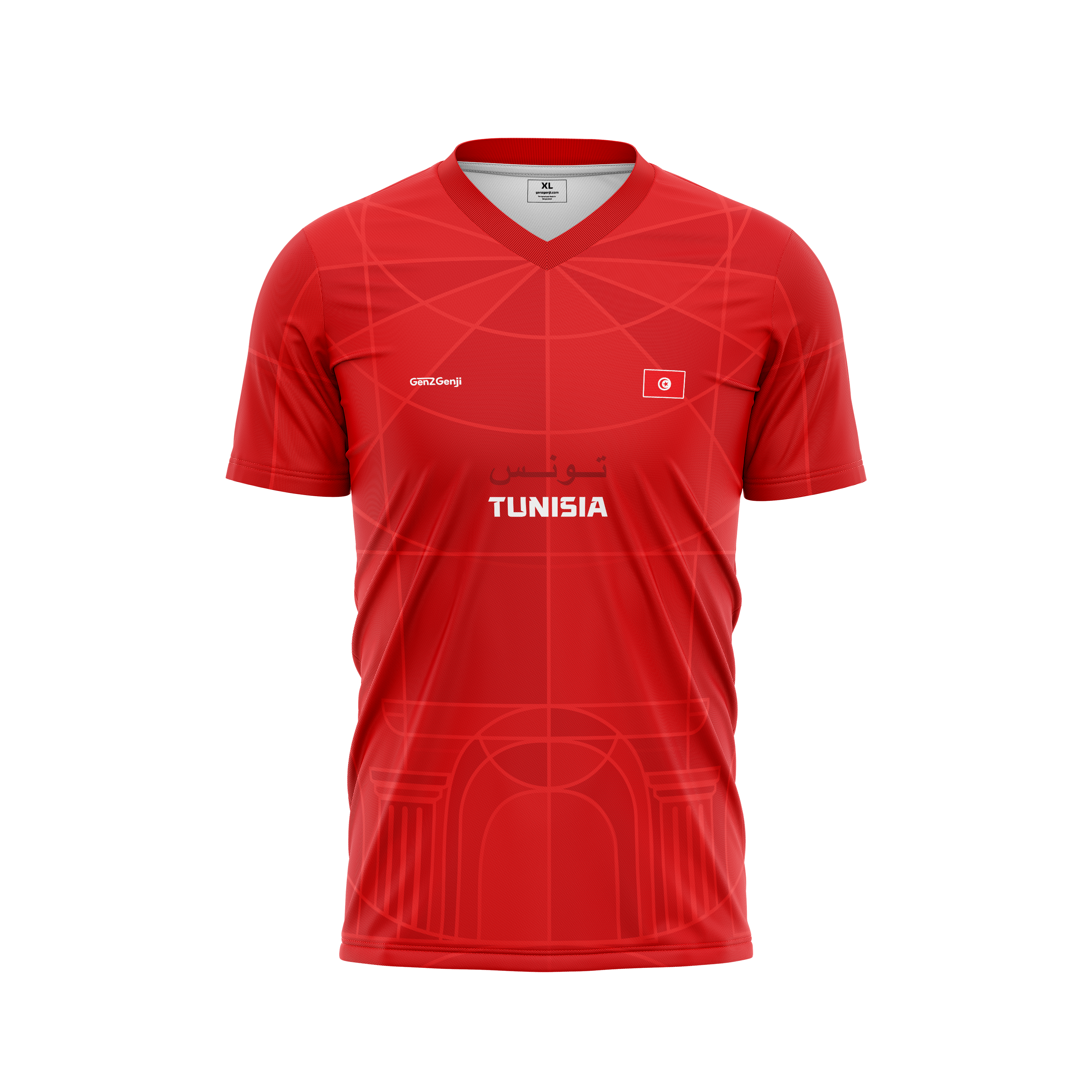 Tunisia Football/Soccer Jersey (Red)  2026
