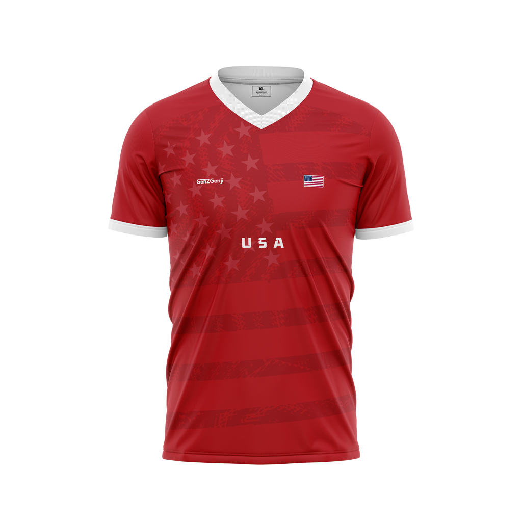 USA Football/Soccer Jersey (Red) 2026