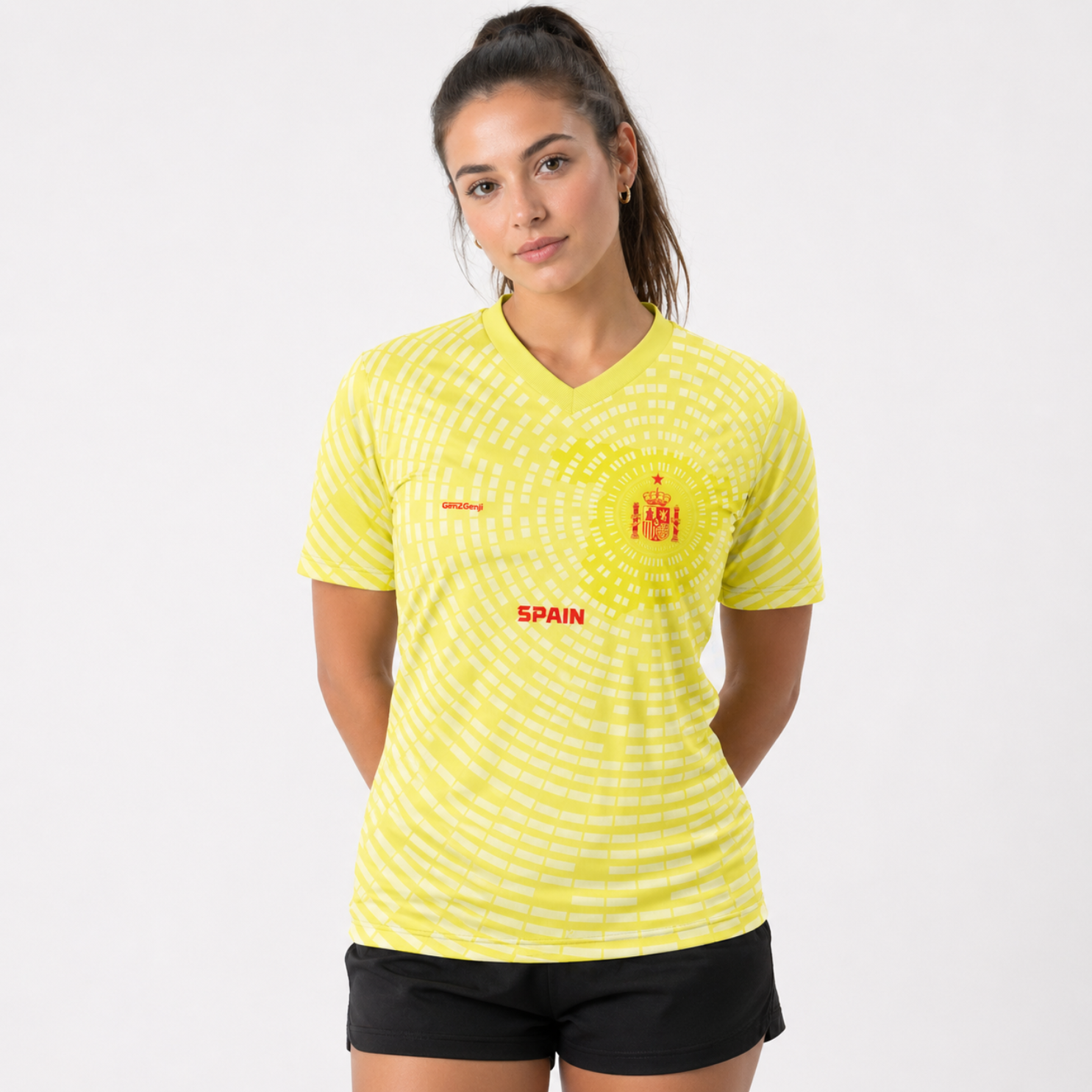 Spain Football/Soccer Jersey 2026 (Away Version, Yellow)
