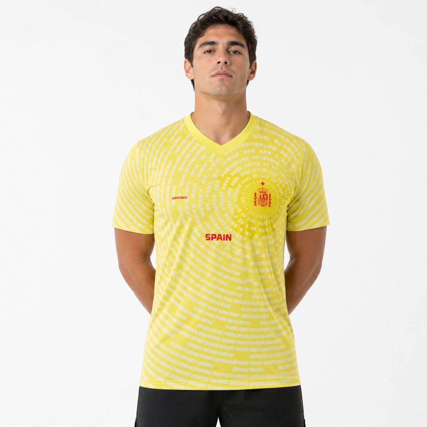 Spain Football/Soccer Jersey 2026 (Away Version, Yellow)