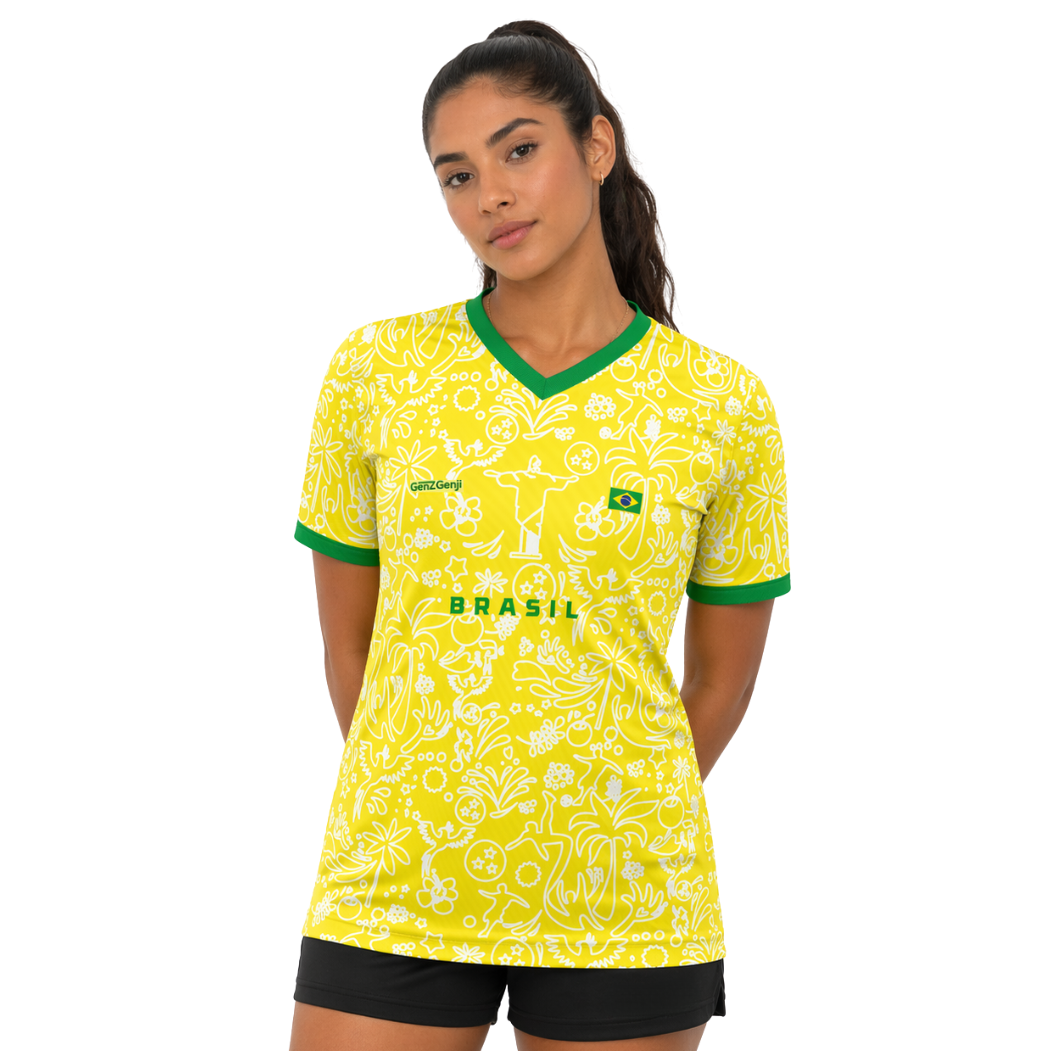 Brazil Christ Redeemer Football /Soccer  Jersey 2026