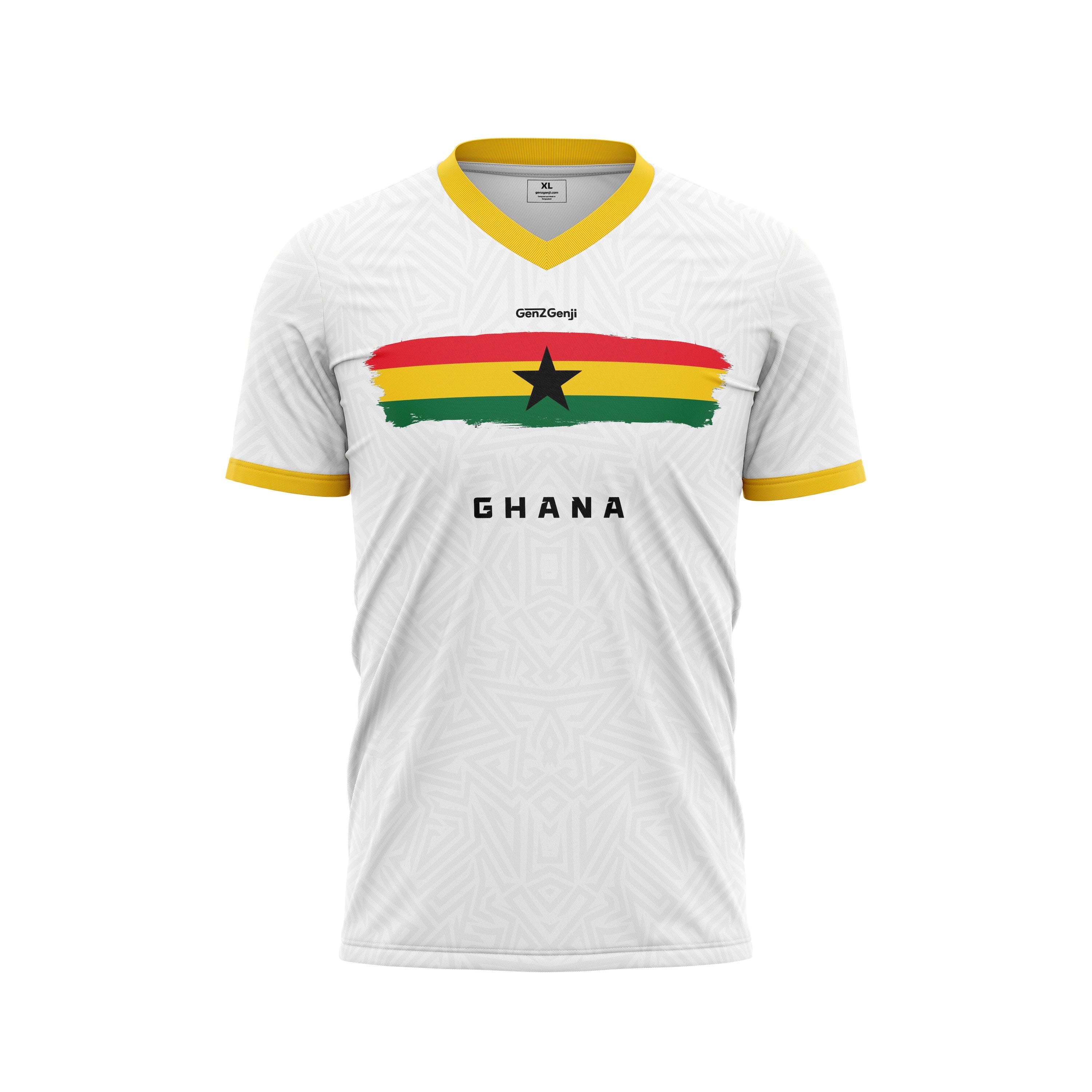 Ghana Football/Soccer Jersey (Home version, White)  2026