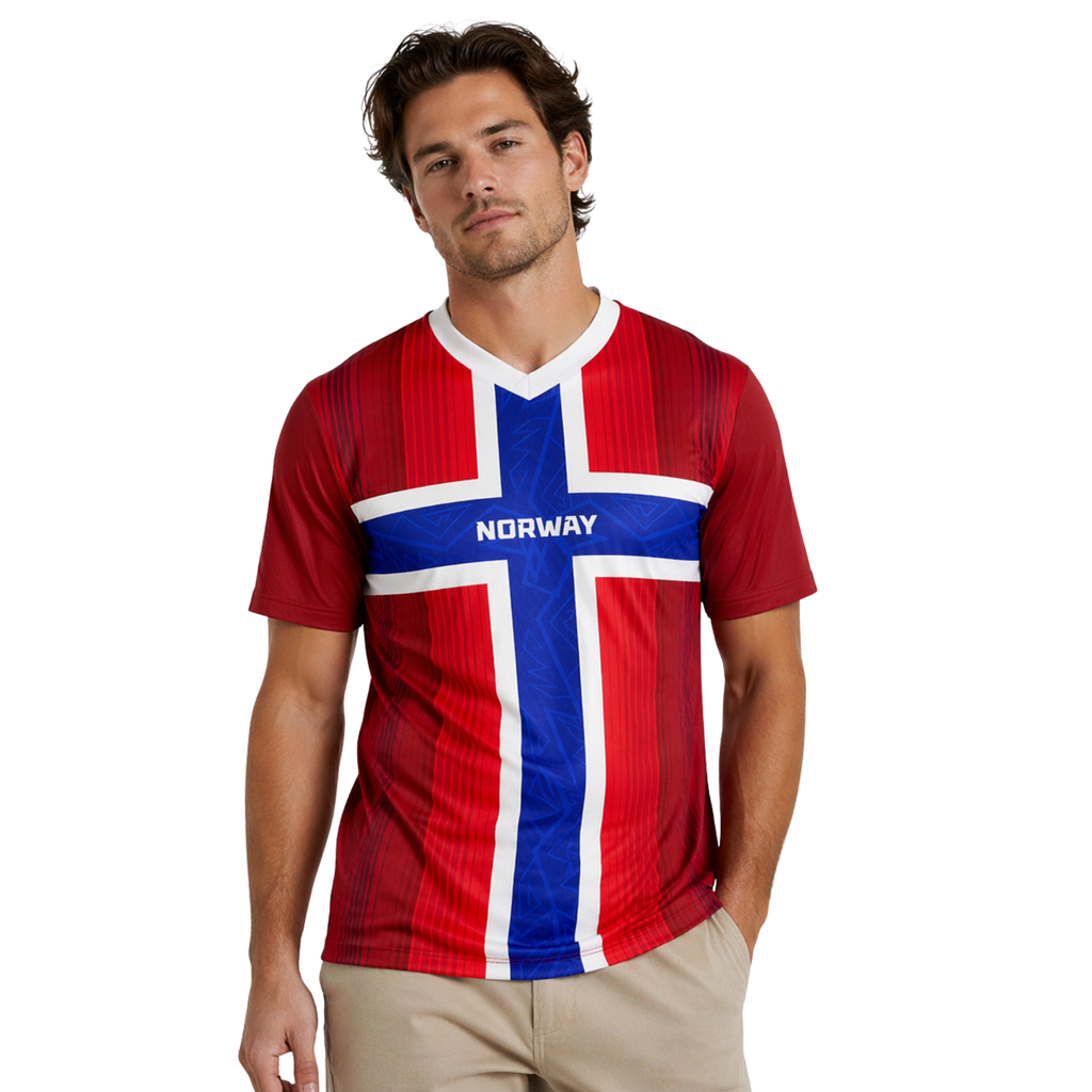 Norway Football/Soccer Jersey (Red)  2026