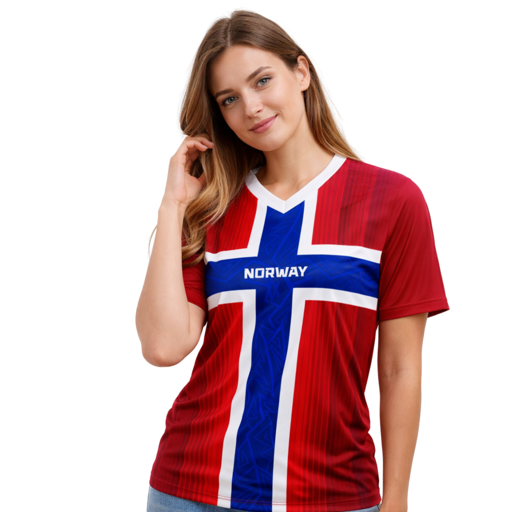 Norway Football/Soccer Jersey (Red)  2026