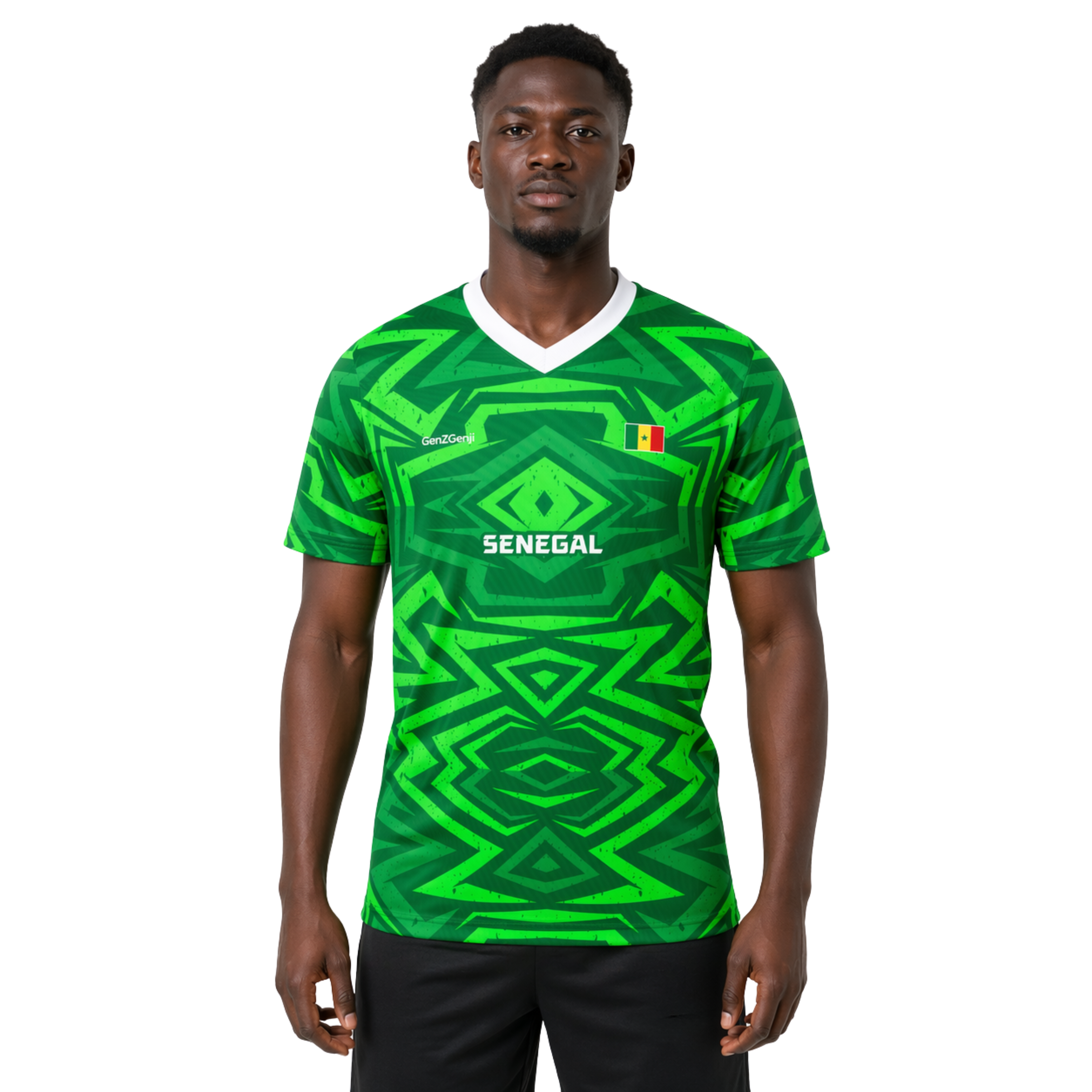 Senegal Football/Soccer Jersey (Green)  2026