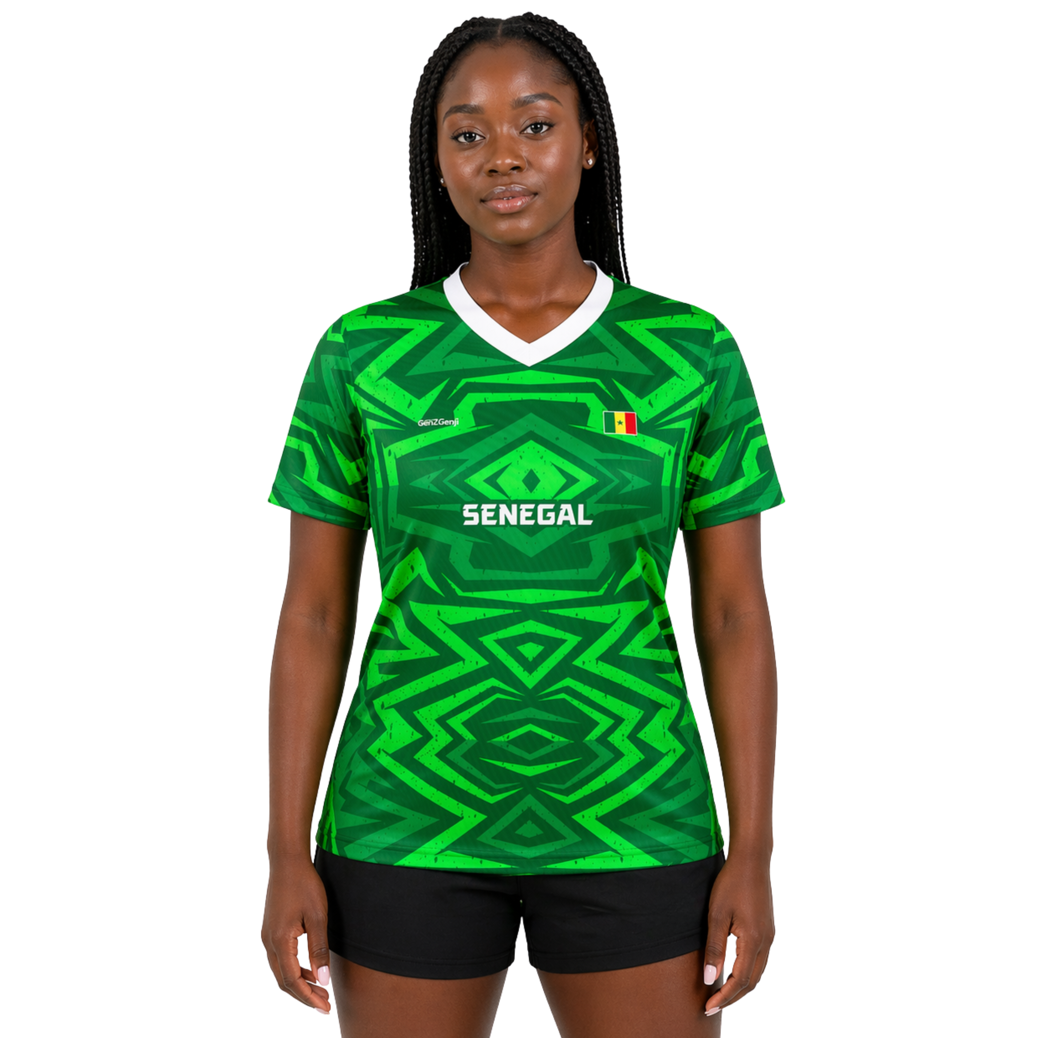 Senegal Football/Soccer Jersey (Green)  2026