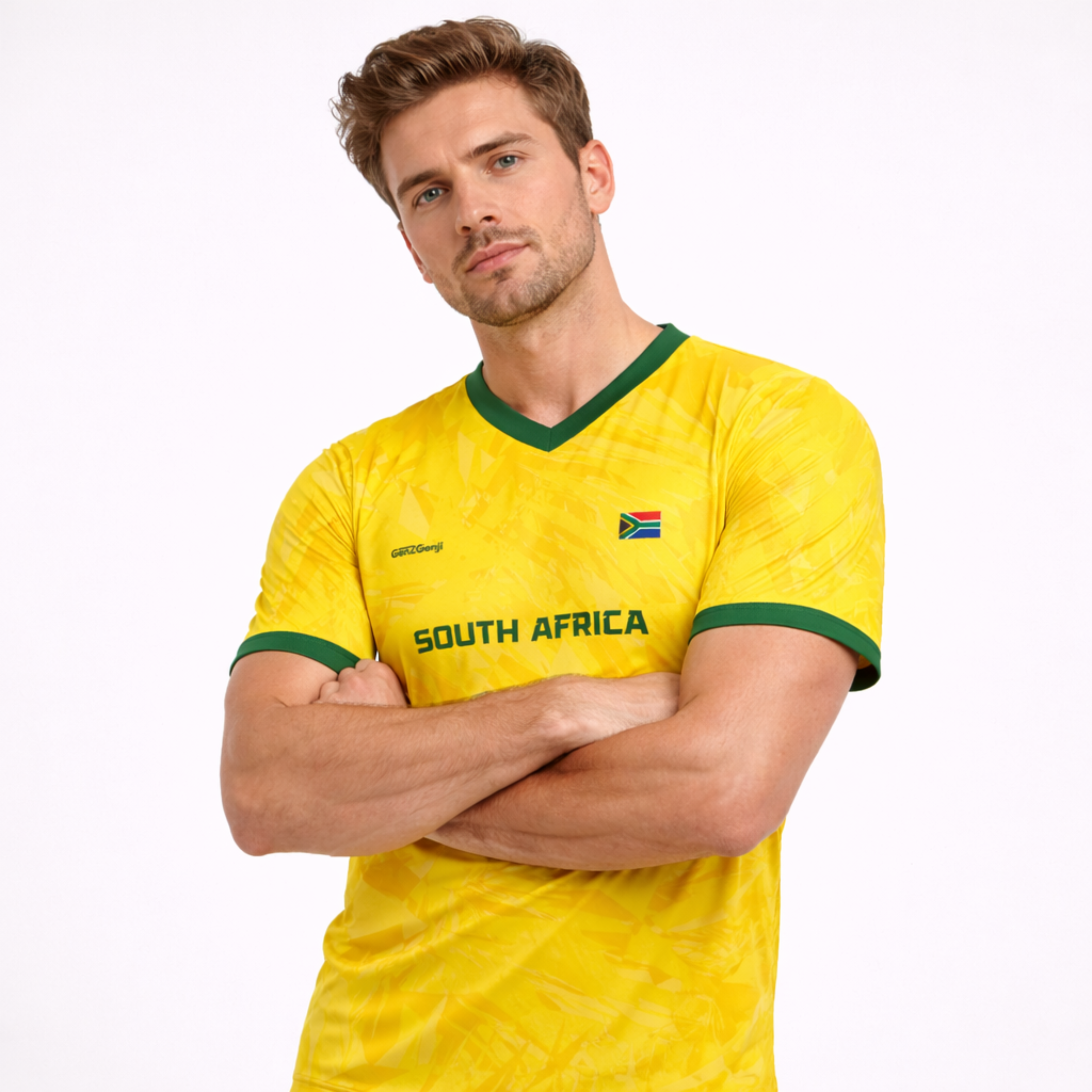 South Africa Football/Soccer Jersey (Yellow)  2026