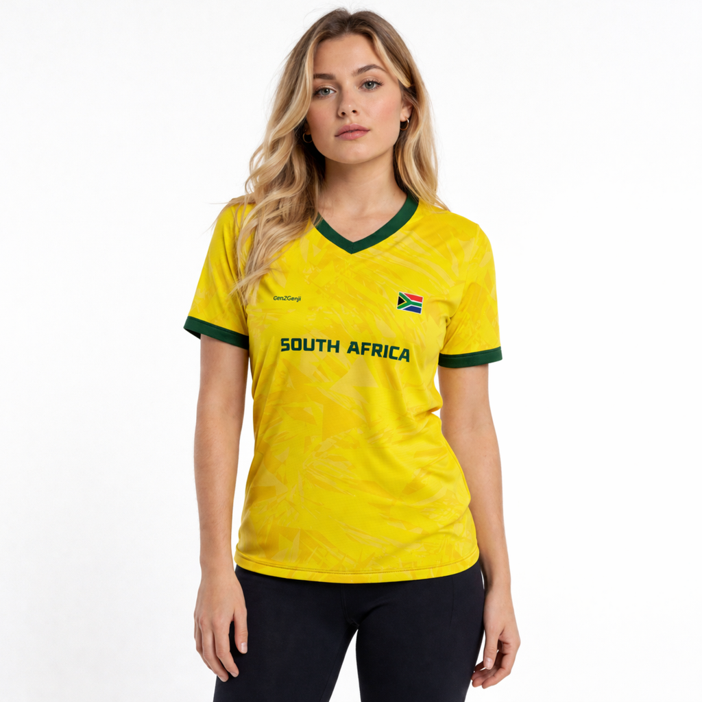 South Africa Football/Soccer Jersey (Yellow)  2026