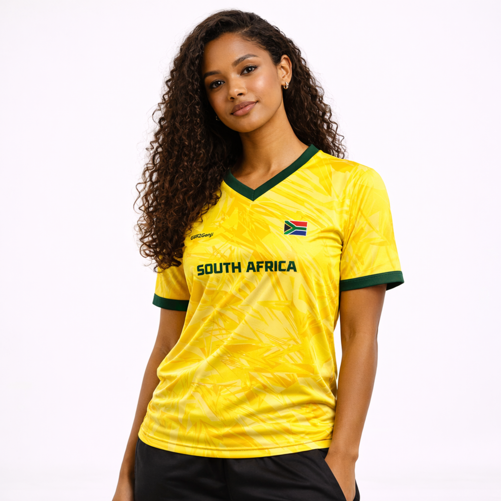 South Africa Football/Soccer Jersey (Yellow)  2026