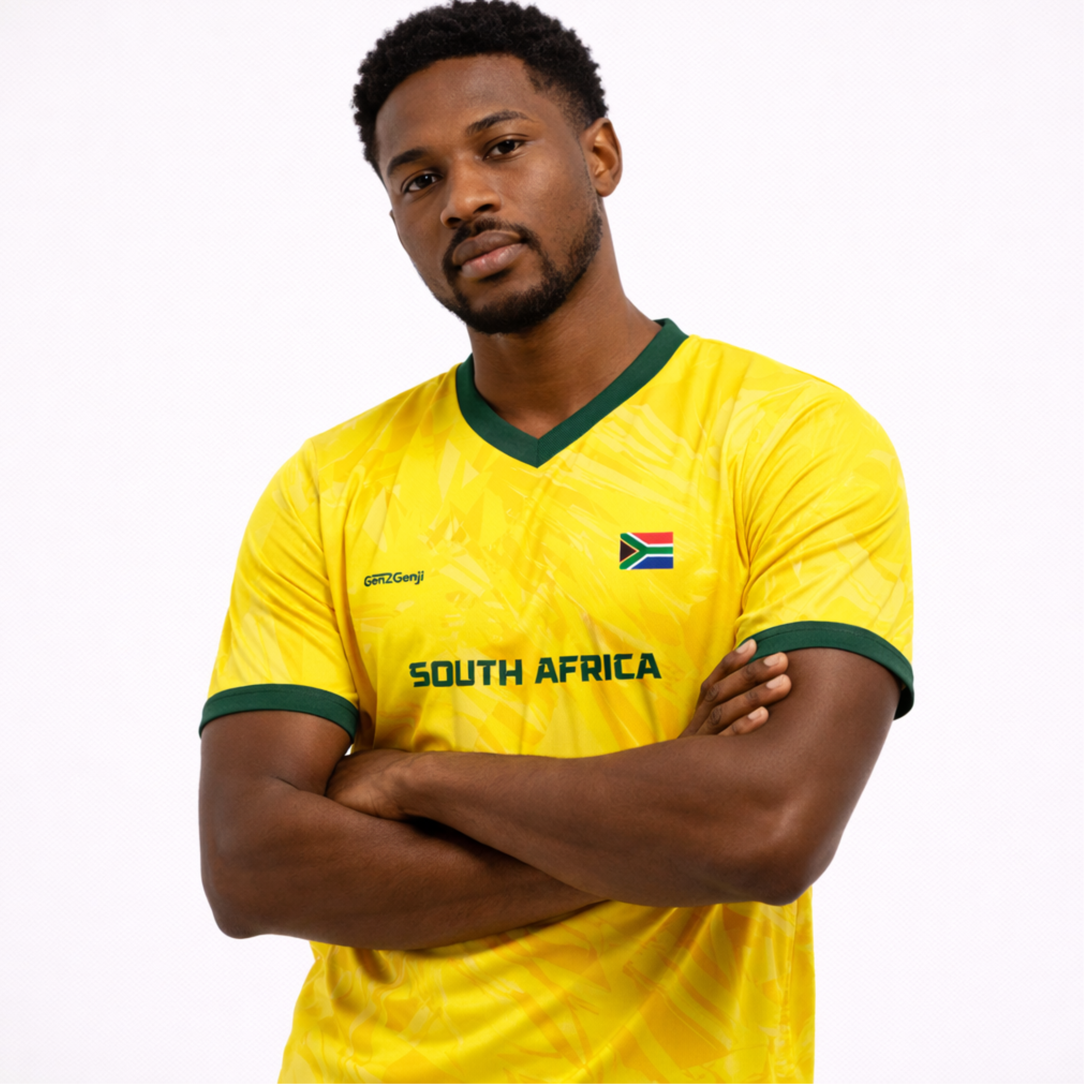 South Africa Football/Soccer Jersey (Yellow)  2026