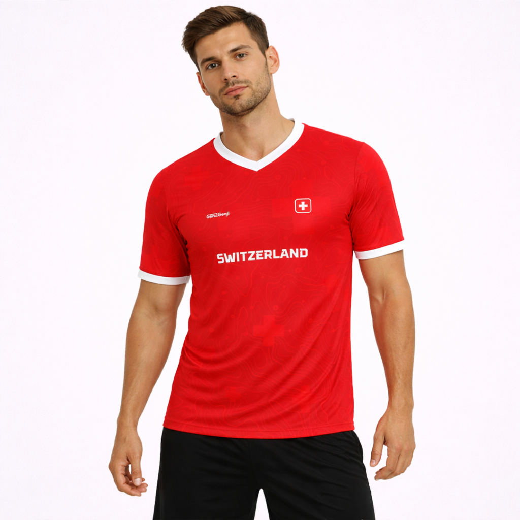 Switzerland  Football/Soccer Jersey (Red)  2026